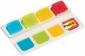 Pagemarker, plastic, strengthened, 4x10 sheets, 16x38 mm, 3M POSTIT, assorted colours